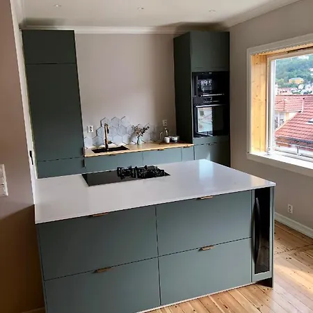 Cozy Townhouse Near Centrum ברגן